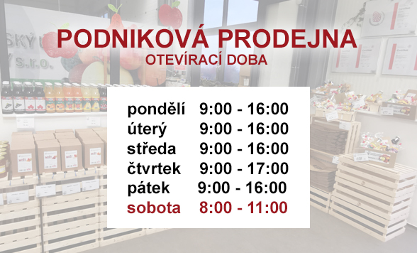 Otevírací doba prodejna